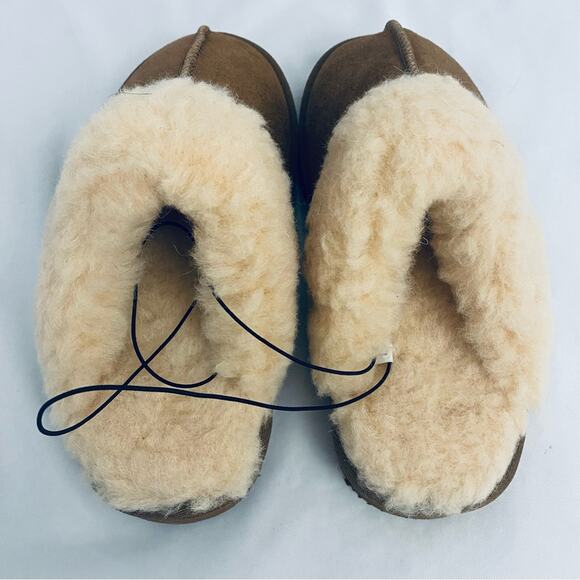 NWOT Pawz by Bearpaw Mackenzie Suede Scuff Slipper Size 6-6.5 - Picture 4 of 10
